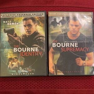 The Bourne Identity and Supremacy DVD Set